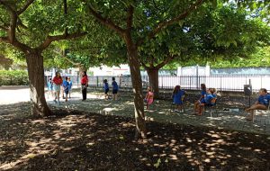 Nuovi giochi per bambini nella villa comunale di San Michele Salentino