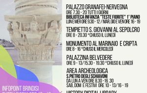 Orari invernali dei Beni culturali del Comune di Brindisi