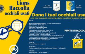 Lions Club Ostuni Città Bianca e Ostuni Host organizzano una raccolta di Occhiali Usati