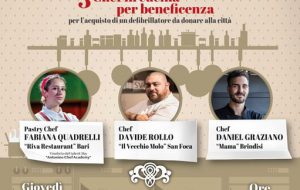 Giovedì 2 dicembre a Borgo Ducale “Batti un colpo: tre Chef in cucina per beneficenza”