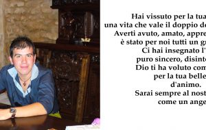 10 anni dalla prematura scomparsa di Damiano Spina: il ricordo del fratello Giampiero