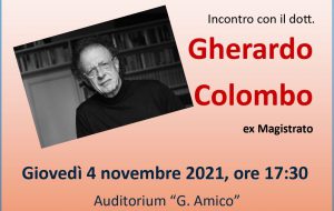 Gherardo Colombo e Chiara Giannini: oggi e domani due incontri da non perdere a San Vito dei Normanni