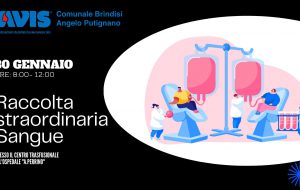 Emergenza sangue: Domenica 30 donazione con Avis all’Ospedale Perrino