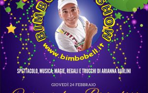 Questa sera Carnevale in piazza a Brindisi con lo spettacolo “Bimbobell Show”