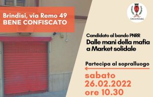 Sopralluogo partecipato al Bene confiscato in via Remo 49