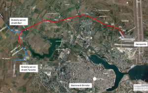RFI: convocata conferenza di servizi per il collegamento Stazione di Brindisi-Aeroporto