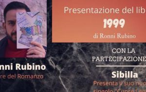 Lunedì 21 il giovane fasanese Ronni Rubino presenta il romanzo “1999”