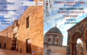 25 aprile e 1 maggio: visite a Forte a Mare e al Castello Dentice di Frasso di Carovigno