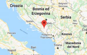 Forte scossa di terremoto in Bosnia. Trema la provincia di Brindisi