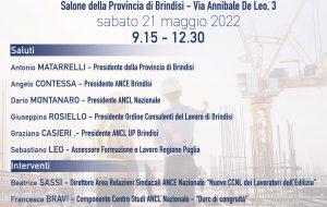 Nuovo CCNL Edilizia: sabato 21 costruttori e consulenti del lavoro a confronto