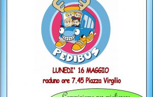 Domani parte il progetto Pedibus: appuntamento alle 7.45 in Piazzetta Virgilio