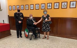 Il Capitano dei Carabinieri Piero Rosario Suma insignito dell’onorificenza di “Ufficiale dell’Ordine al Merito della Repubblica Italiana”