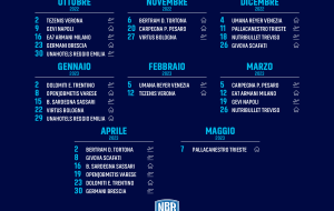LBA, diramato il calendario 2022/23: esordio a Verona, si chiude in casa con Trieste