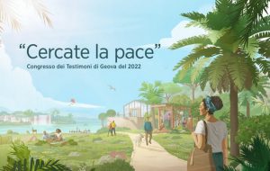 Testimoni di Geova a congresso sul tema: “Cercate la pace”
