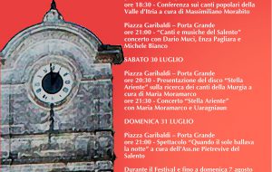 Il Borgo Cantato: dal 29 al 31 luglio Cisternino ospita la XII edizione del Festival di Musica Tradizionale