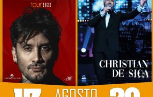 Fabrizio Moro e Christian De Sica al Forum Eventi di San Pancrazio Salentino