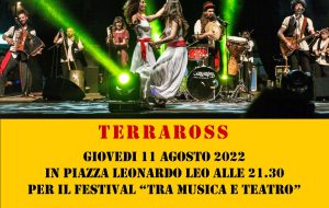Torna il Festival “Tra Musica E Teatro”: a San Vito il 10 e 11 Agosto appuntamento in Piazza Con “Pietrevive Del Salento” E “Terraross”