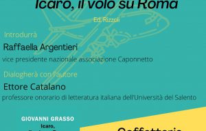 Giovedì 1 si presenta il libro “Icaro, il volo su Roma” di Giovanni Grasso