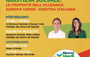 Transizione ecologica e giustizia sociale: se ne discute sabato 10 in un incontro organizzato da Europa Verde e Sinistra Italiana
