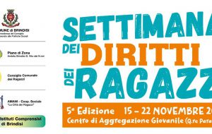 Arriva a Brindisi la V “Settimana dei Diritti dei Ragazzi”