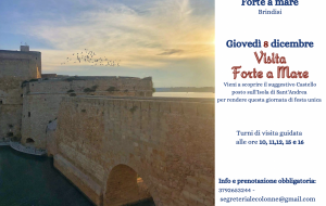 Castelli in festa: orari estesi per le visite guidate dell’8 dicembre nei Castelli di Brindisi e Carovigno