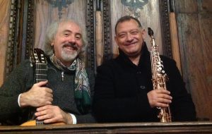 “Verdi in Jazz”, nel foyer con Roberto Ottaviano e Nando Di Modugno