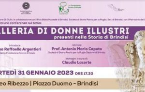 Al Mapri convegno su “Galleria di donne illustri presenti nella storia di Brindisi”