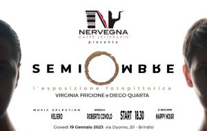 Al Caffè Nervegna “semiOmbre”, l’esposizione fotopittorica di Virginia Frigione e Diego Quarta