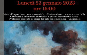 Lunedì 23 Gennaio visita guidata alla collezione d’arte contemporanea della Camera di Commercio di Brindisi