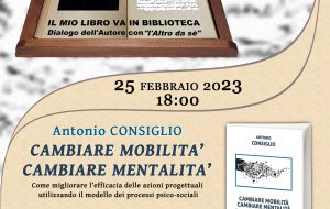 Il mio libro va in biblioteca: al MAPRi Antonio Consiglio presenta “Cambiare mobilità, cambiare mentalità”