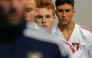 Il brindisino Francesco Sergi sul podio al Campionato Europeo Giovanile di Karate
