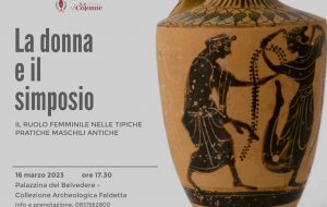 Giovedì 16 alla Palazzina Belvedere “La donna e il simposio – il ruolo femminile nelle tipiche pratiche maschili antiche”