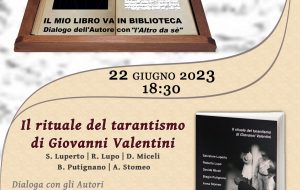 Il mio libro va in biblioteca: giovedì 22 al MaPRi si presenta “Il rituale del Tarantismo”