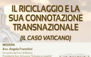 Alle Tenute Al Bano Carrisi sarà presentato il libro “Il riciclaggio e la sua connotazione transnazionale (il caso Vaticano)”.