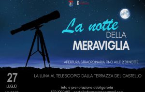 Notte della meraviglia: serata sotto le stelle il 27 luglio presso il Castello di Carovigno