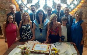 Passaggio di presidenza e consegne del Rotary Club Brindisi Appia Antica tra Francesca Pennetta e Daniela Passaro.