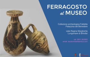 A Ferragosto apertura straordinaria della Collezione Archeologica Faldetta