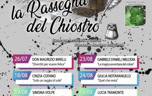La Rassegna del Chiostro 2023: la seconda parte degli appuntamenti
