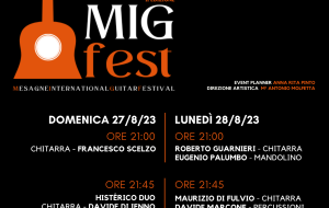 Mesagne International Guitar Festival: oggi e domani nell’Atrio del Castello