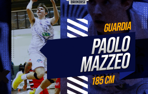Paolo Mazzeo confermato nel roster della Brain Dinamo Brindisi
