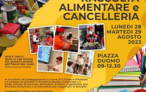 Festa Patronale Brindisi: Cisom organizza raccolta alimentare e di cancelleria
