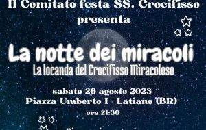 Sabato 26 a Latiano la prima Rievocazione Storica della leggenda del SS. Crocifisso