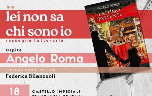 Venerdì 18 Angelo Roma presenta a Francavilla il libro “L’attimo presente” (Mondadori)