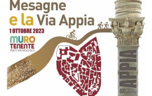 Domenica 1 ottobre torna l’Appia Day, Mesagne celebra la Regina Viarum