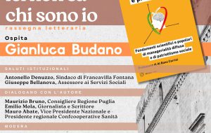 Domani Gianluca Budano presenta a Francavilla il libro “Base, altezza e profondità”