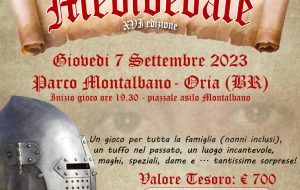 Torna ad Oria la “Grande Caccia al tesoro Medioevale”