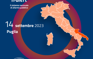 IT-alert: il 14 Settembre alle ore 12 in Puglia si testa il nuovo sistema di allarme pubblico