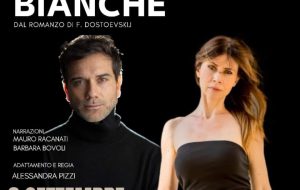 Mauro Racanati e Barbara Bovoli portanno in scena “Le Notti Bianche” al Museo Ribezzo
