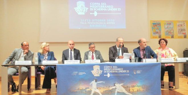 Presentata la Coppa del Mediterraneo. Per due giorni Brindisi al centro della scherma internazionale