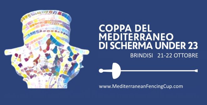 Tutto pronto a Brindisi per la Coppa del Mediterraneo di Scherma U23. Venerdì la presentazione